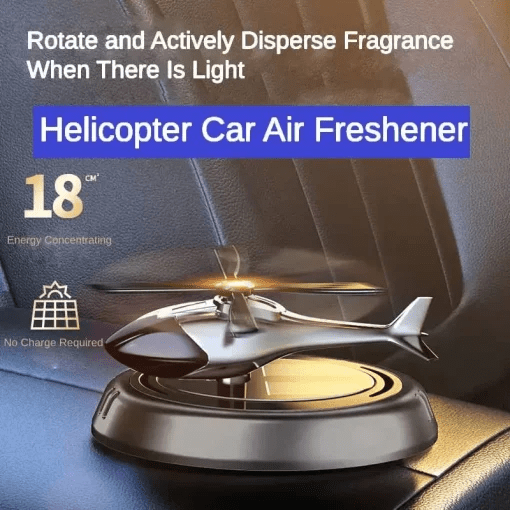 Solar Helicopter Car Air Freshener