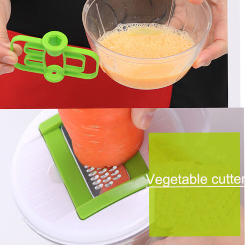 5 in 1 Easy Spin Cutter, Multi-Functional Manual Food Chopper