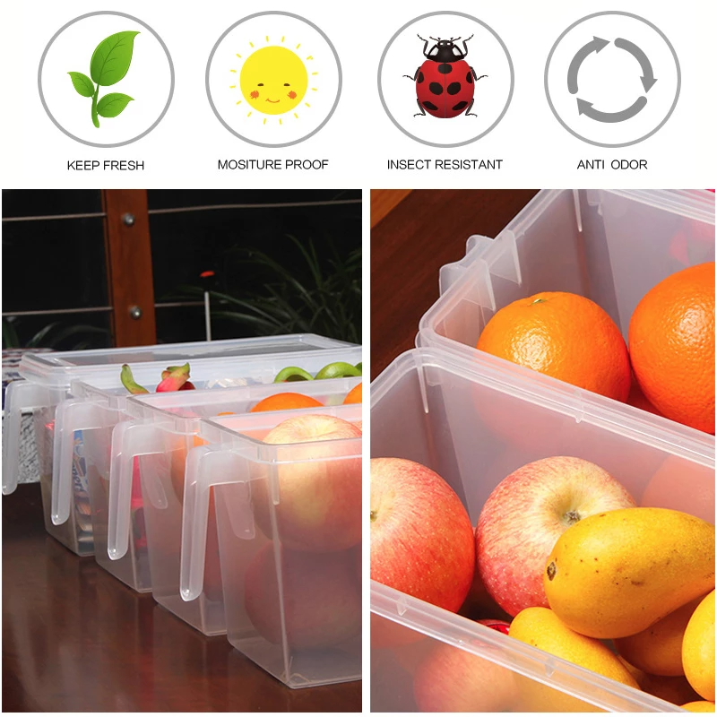 Home Organizer Food Container Refrigerator Storage Boxes