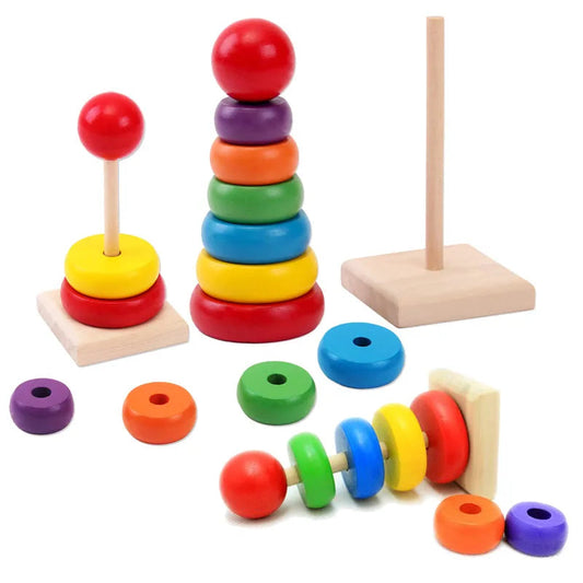 Wooden Stacking Rings Toy