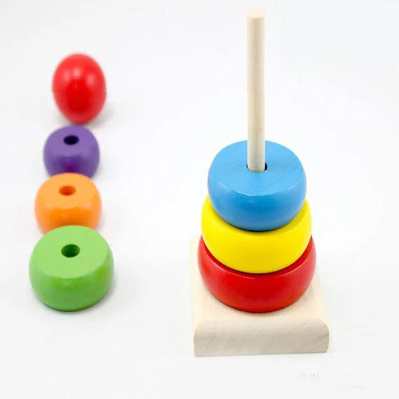 Wooden Stacking Rings Toy