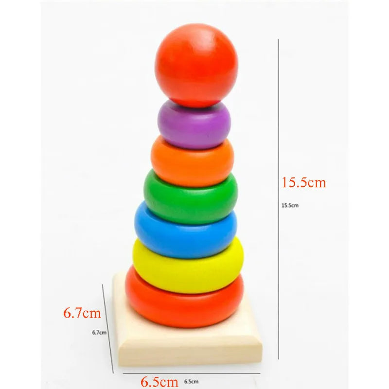 Wooden Stacking Rings Toy