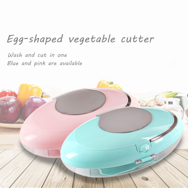 Manual Hand Food Vegetable Oval Shape Chopper, Shredder, Slicer, Grater.