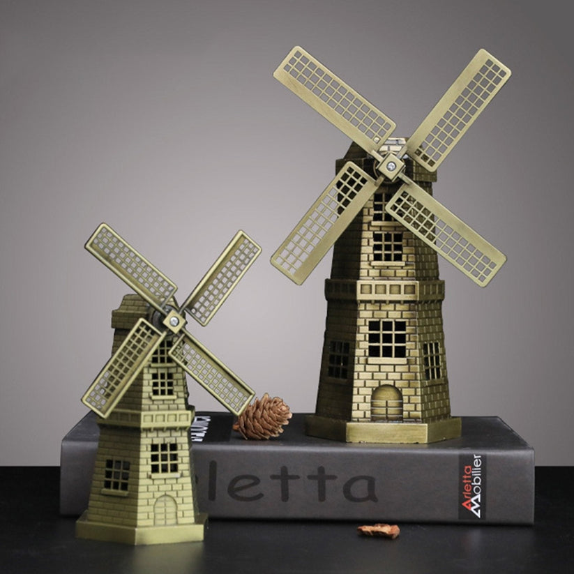 Antique Dutch Windmill Model