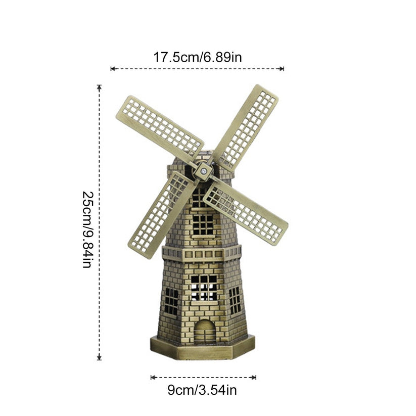 Antique Dutch Windmill Model