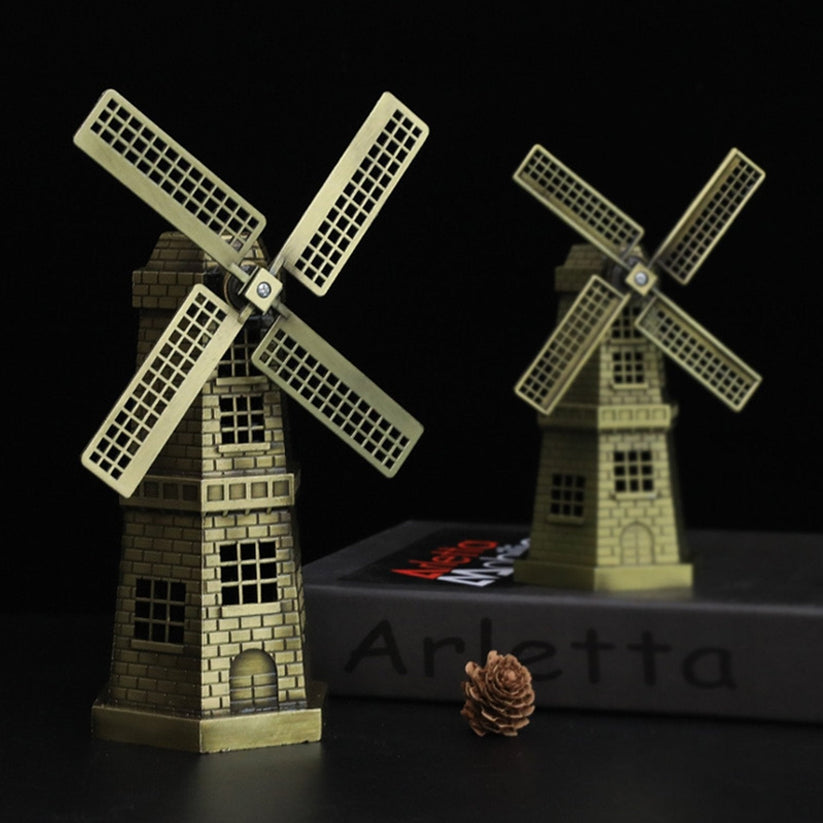 Antique Dutch Windmill Model