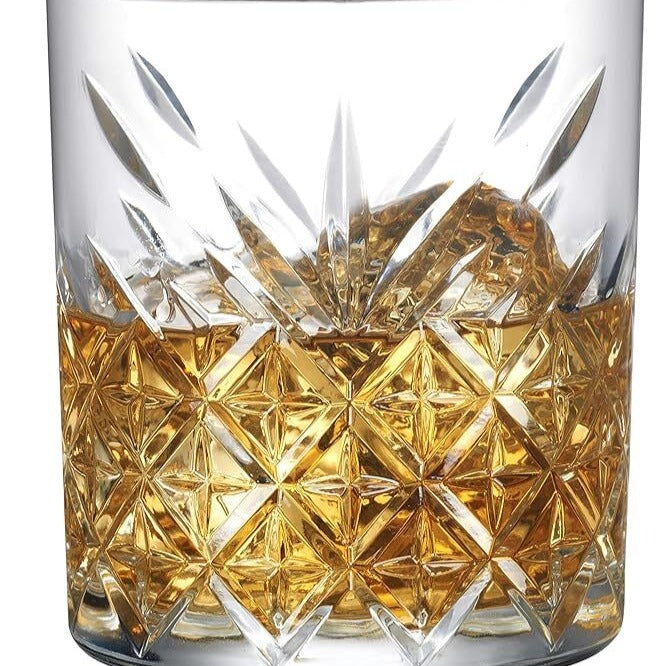 Crystal Glasses Set of 6, Crystal Rocks Glasses