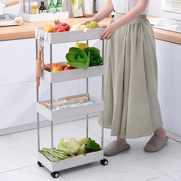 Hot Selling Moveable 4 Tier Slim Trolley - ( Limited Time Offer! )