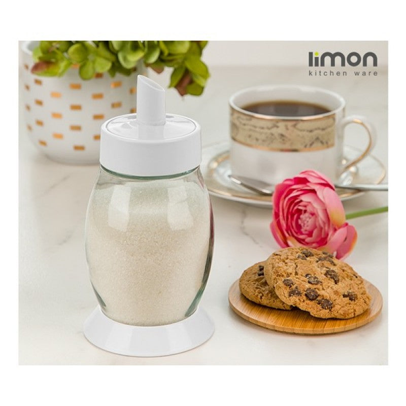 Limon Atlas Glass Sugar Dispenser