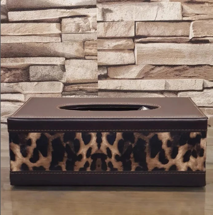 Leather Tissue Box