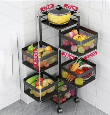 Premium Square Metal Trolley