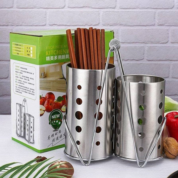 Stainless Steel Cutlery Holders with Comfort Handle