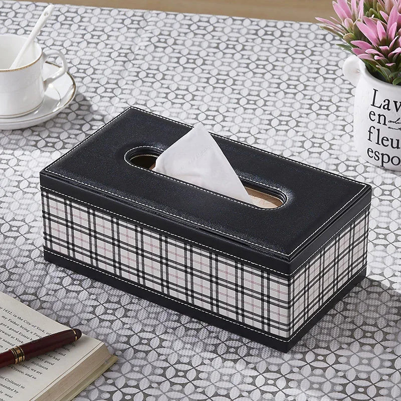 Leather Tissue Box